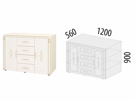 Комод Венеция 32.34