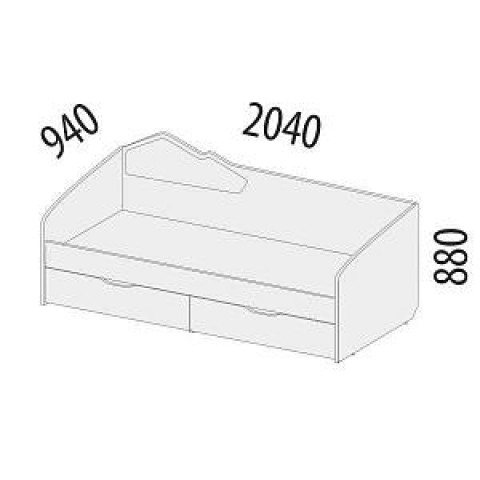 Кровать Эверест 500.11